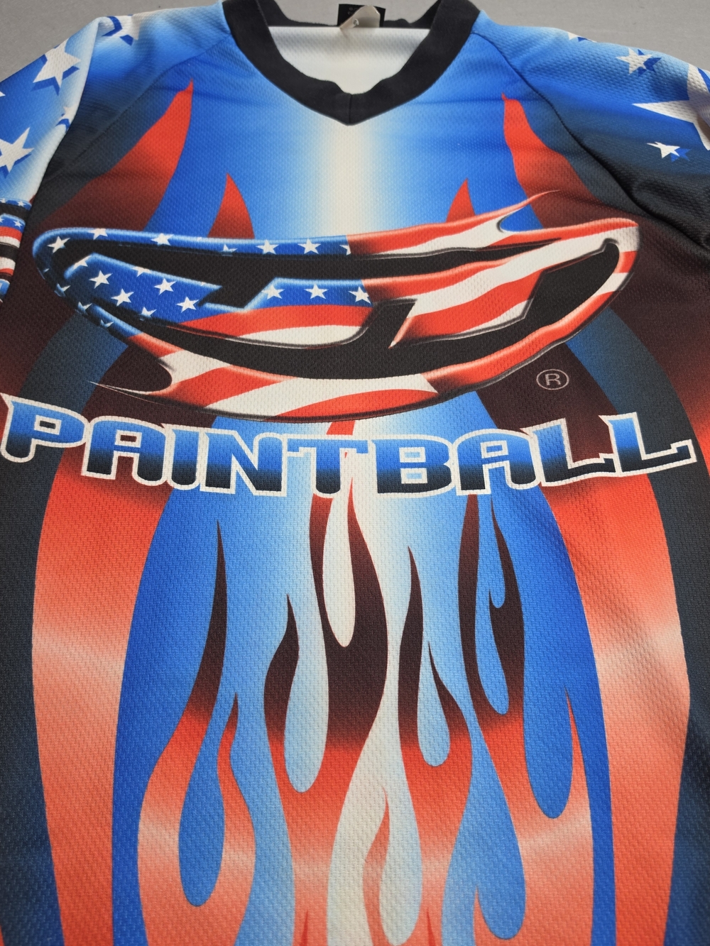 JT Racing Jersey Mens M Motocross BMX Bike Ringer Long Sleeve Shirt Paintball - Picture 2 of 7
